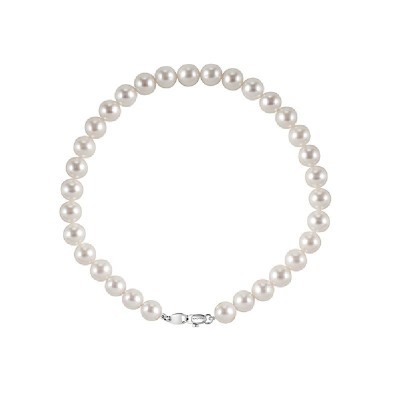 Bracciale Le Perle Java oro bianco e diamante [3cbad04e]