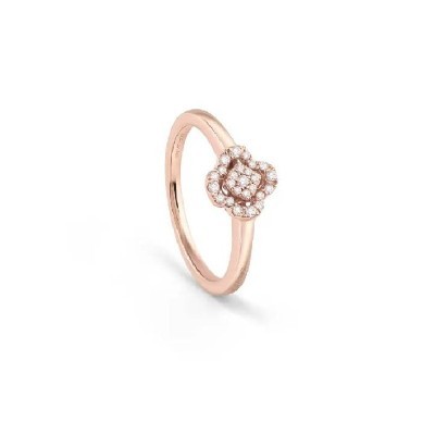 Anello Bagliori oro rosa con diamanti [aad31c3c]