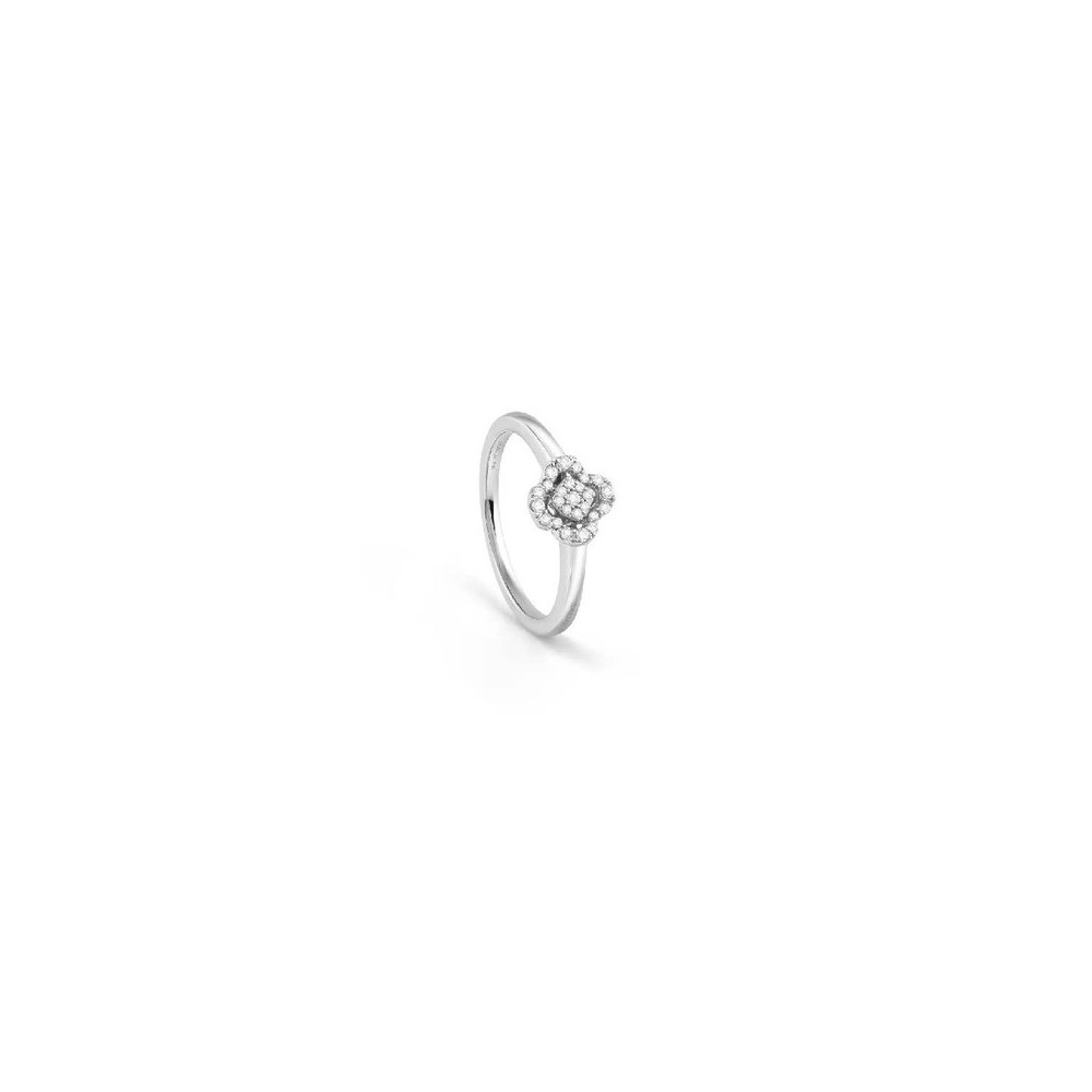 Anello Bagliori oro bianco con diamanti [6f473d36]
