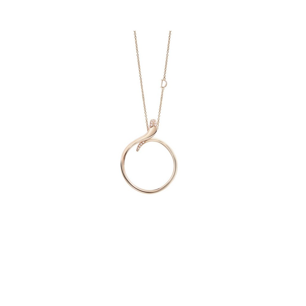 Collierino Eden oro rosa e diamanti [12df42fb]