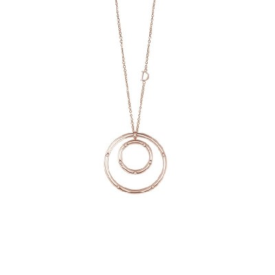 Collierino D.Side oro rosa e diamanti [ade2bf26]