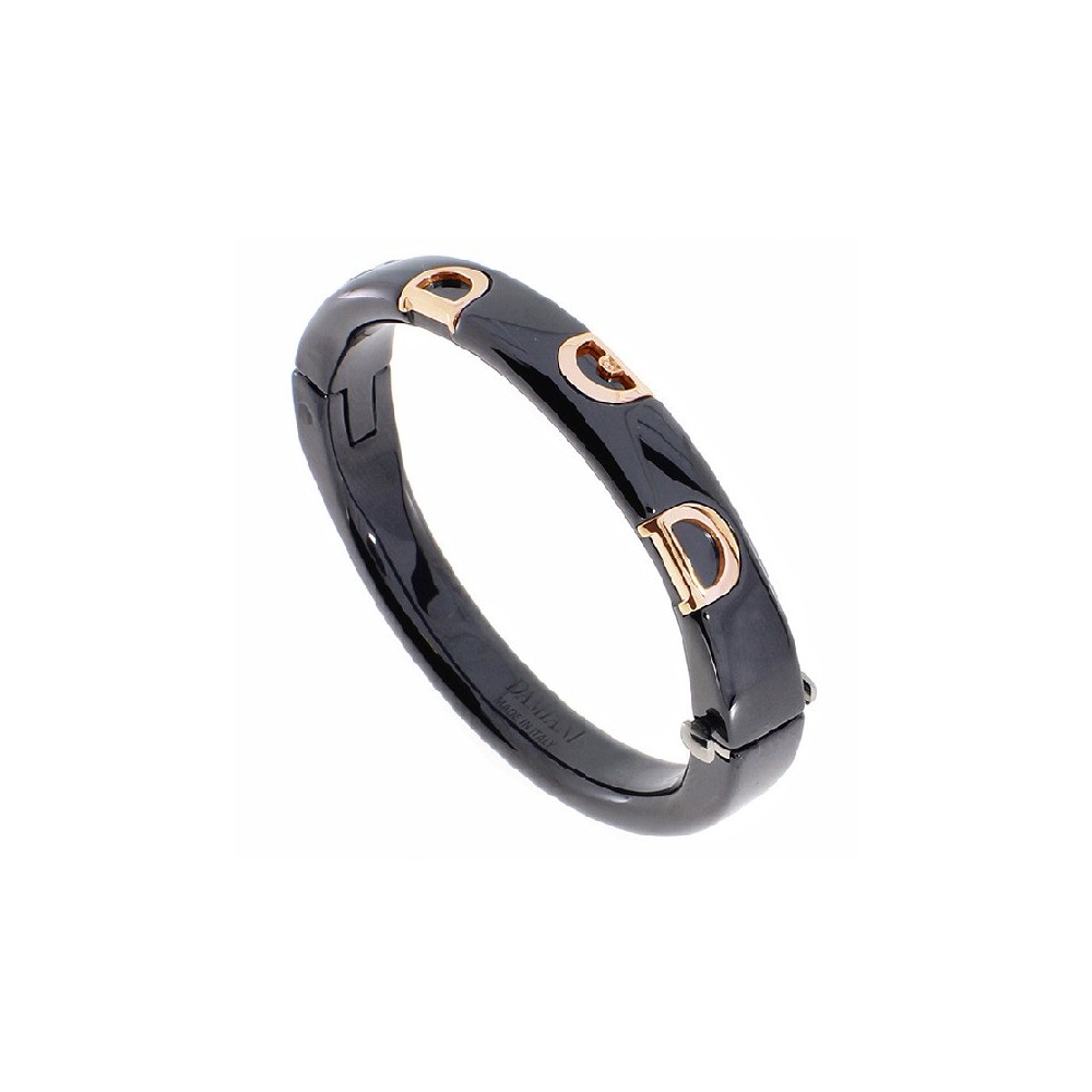 Bracciale D.Icon in Ceramica Nera [61f75573]