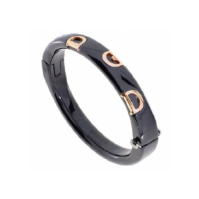 Bracciale D.Icon in Ceramica Nera [61f75573]