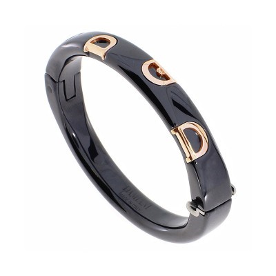 Bracciale D.Icon in Ceramica Nera [d6ea9477]