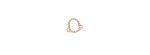 Anello bolla ovale in oro rosa e diamanti [a077134f]