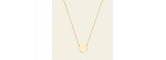 Collana con cuore a lastra oro giallo [a36ac83f]