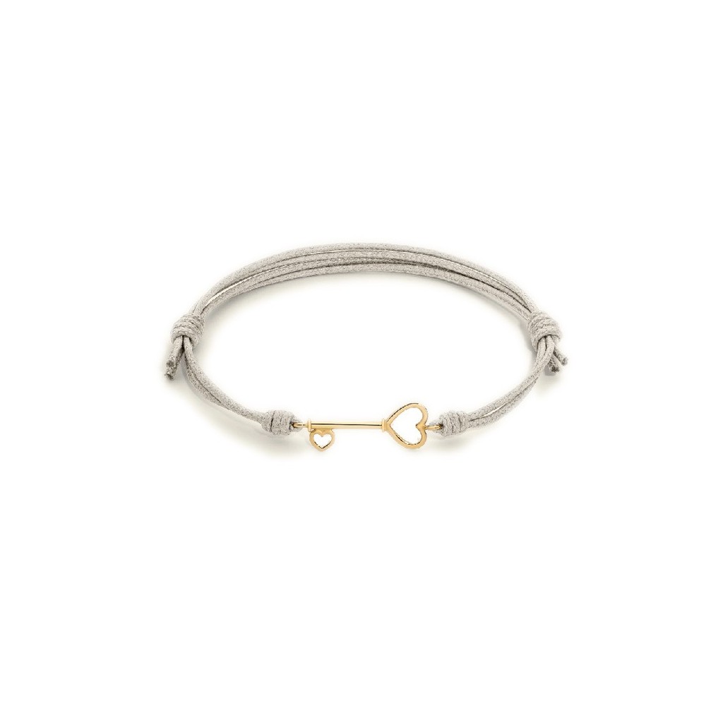 Bracciale Cordino Chiave Cuore [88de70a8]