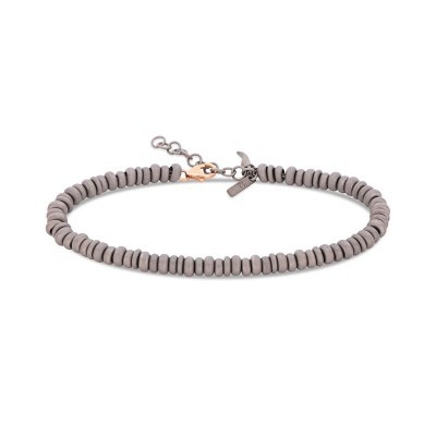 Bracciale anellini titanio e oro rosso [eb96d55d]