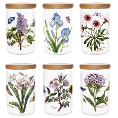 Barattolo con coperchio Botanic Garden 18 cm [589c5b9d]