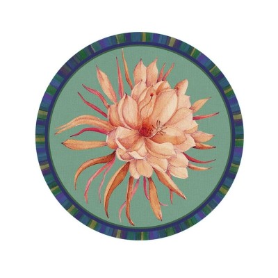 Tovaglietta rigida tonda Ottanio Protea Reale [6b15b901]