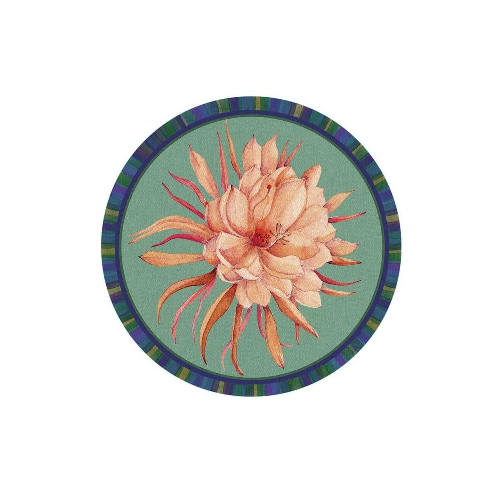 Tovaglietta rigida tonda Ottanio Protea Reale [6b15b901]