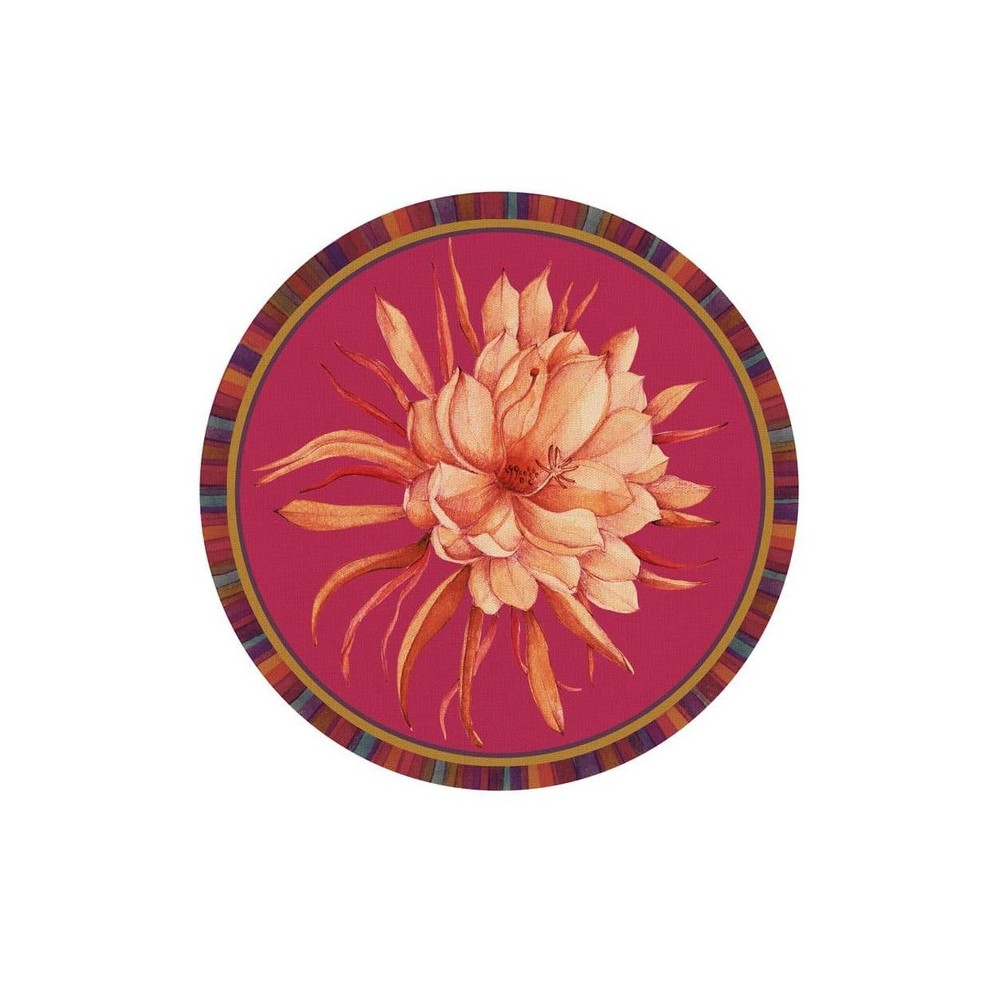 Tovaglietta rigida tonda Magenta Protea Reale [fe52b204]