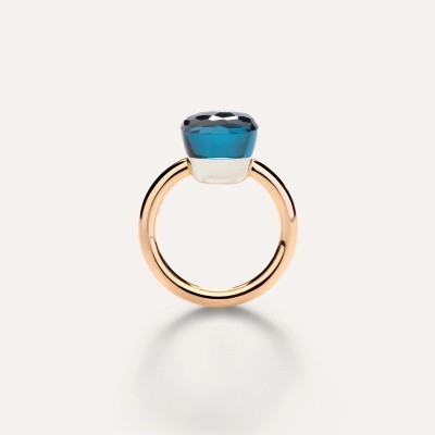 Anello Nudo Classic Topazio Blu London [83d4ab79]