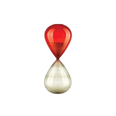 Clessidra Il Tempo dell'Amore h. 20 rosso [ded22462]