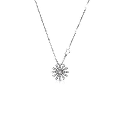 Collana Margherita oro bianco e diamanti [af794c52]
