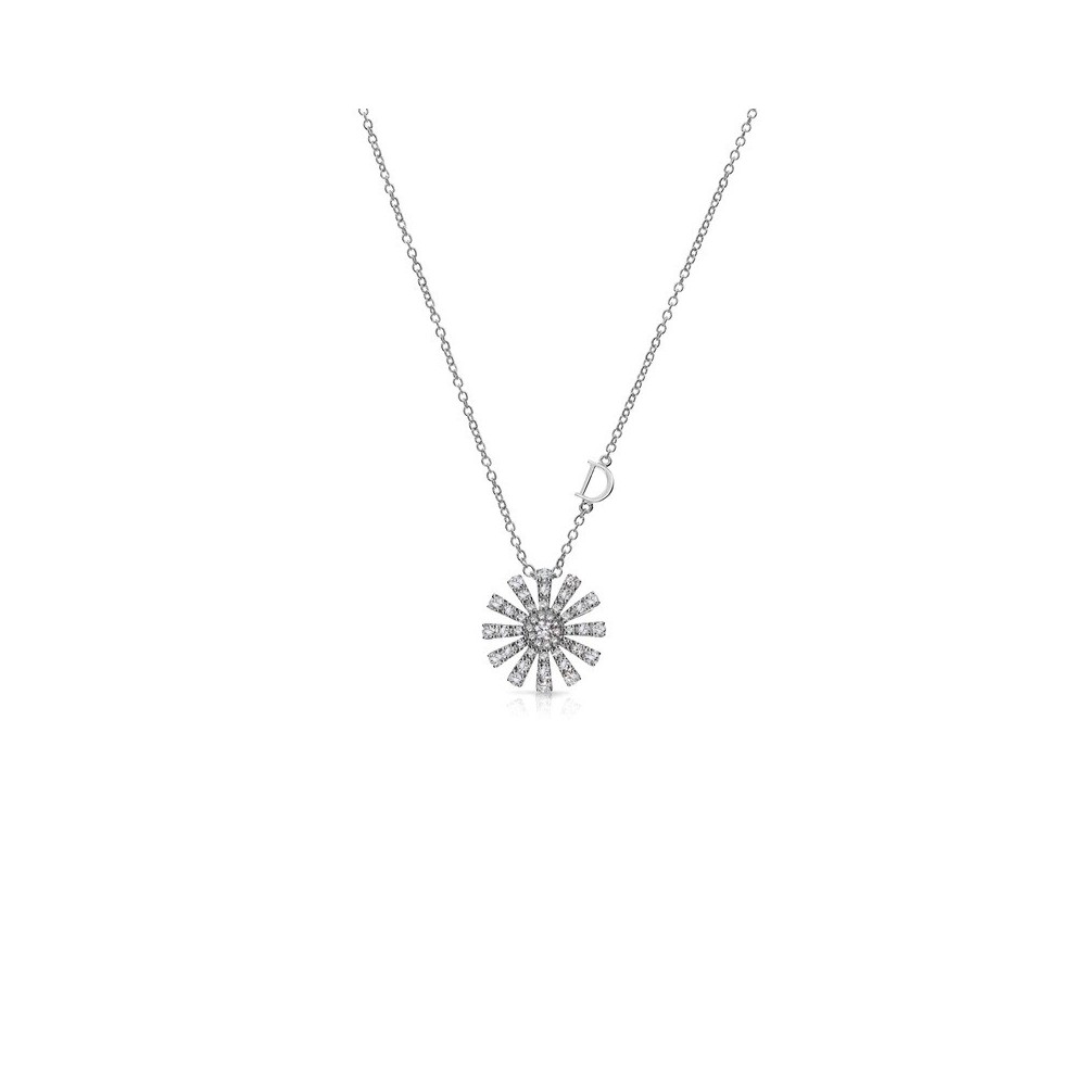 Collana Margherita oro bianco e diamanti [af794c52]