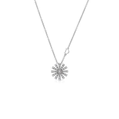 Collana Margherita oro bianco e diamanti [af794c52]