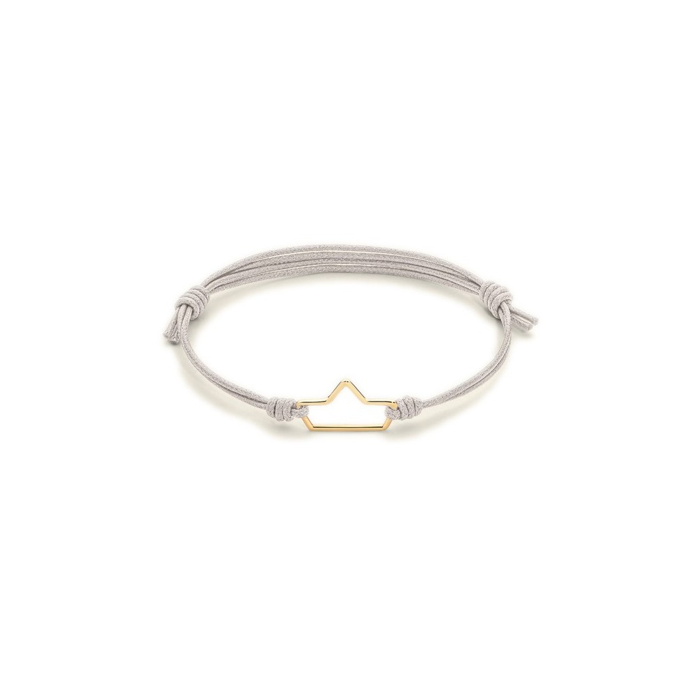 Bracciale cordino con barchetta oro giallo [e0fda005]