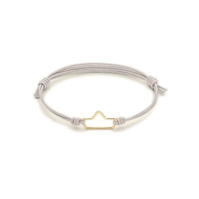 Bracciale cordino con barchetta oro giallo [e0fda005]