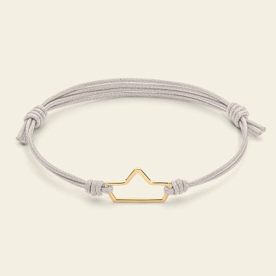 Bracciale cordino con barchetta oro giallo [ebf0bb84]