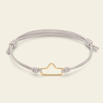 Bracciale cordino con barchetta oro giallo [ebf0bb84]