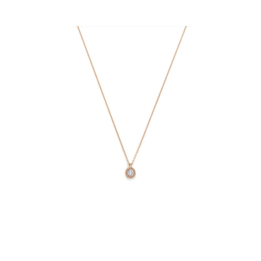 Collana con castone zigrinato e diamanti [e78d2d8a]