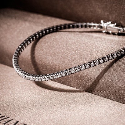 Bracciale Tennis Veramore oro bianco e diamanti [c9242444]