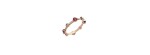 Anello Moon Drops oro rosa diamanti e rubini [92362305]