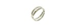 Anello Abbraccio oro bianco e diamanti [a530f2db]