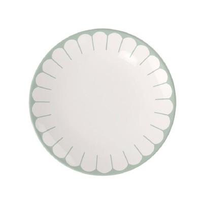 Piatto piano Fleur Verde 26,6 cm [3c06eda4]