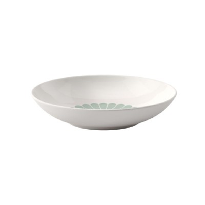 Piatto pasta Fleur Verde 24 cm [f7644e9a]