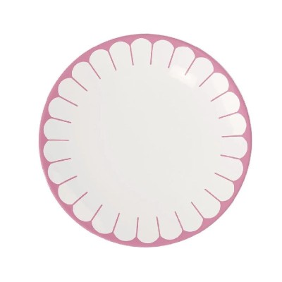 Piatto piano Fleur Rosa 26,6 cm [62630f48]