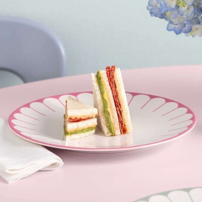 Piatto piano Fleur Rosa 26,6 cm [62630f48]