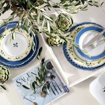 Piatto piano Maria Theresia Medley Mantova 25 cm [59b8b46f]