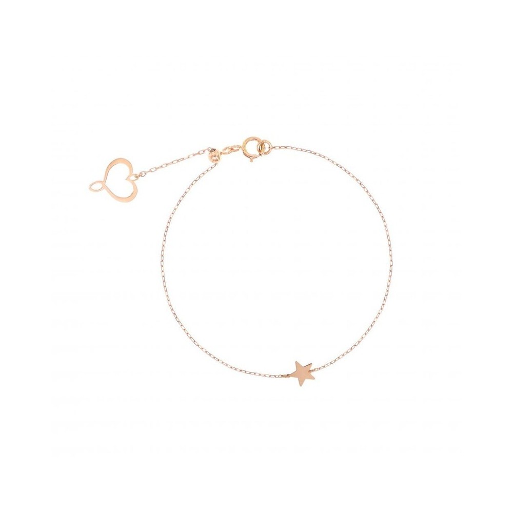 Bracciale Stella Passante in Oro Rosa 18kt [ee07804c]