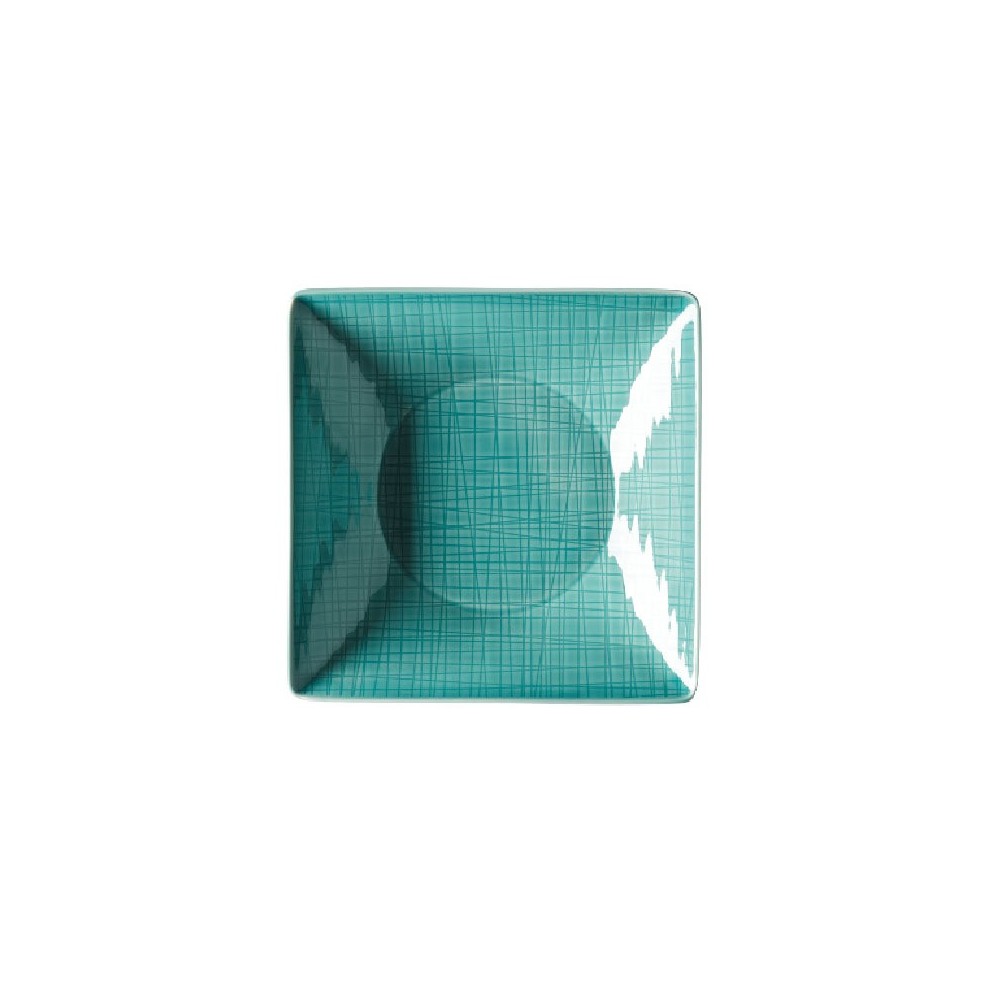 Piatto fondo quadrato 20 cm Mesh Colours Aqua [775ea6f4]