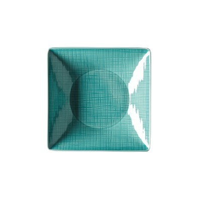 Piatto fondo quadrato 20 cm Mesh Colours Aqua [775ea6f4]