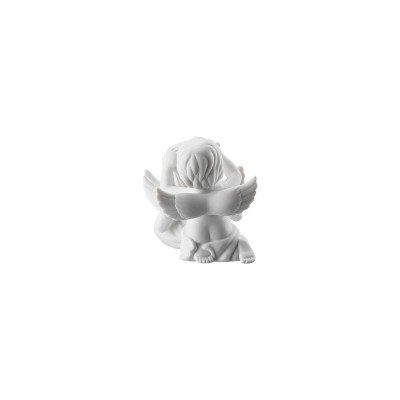 Coppia angeli Engel klein Weiss matt [521b663c]
