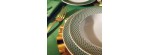 Piatto piano Francis Carreau Vert 27 cm [d11e9c6c]