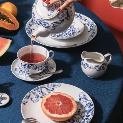 Piatto piano 21 cm True Blue [f904e7a9]