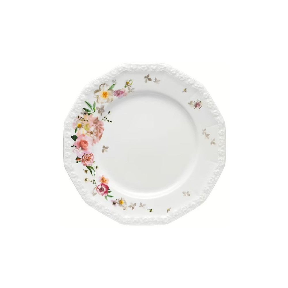 Piatto piano 26 cm Maria Pink Rose [2a28a1cb]