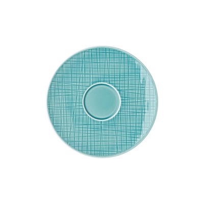 Tazza espresso con piattino Mesh Colours Aqua [aaf9cb65]