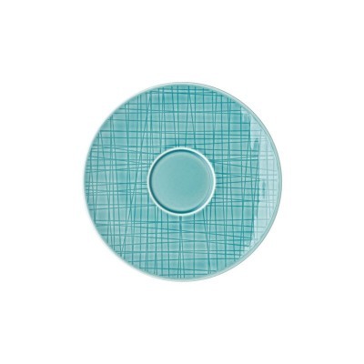 Tazza espresso con piattino Mesh Colours Aqua [aaf9cb65]