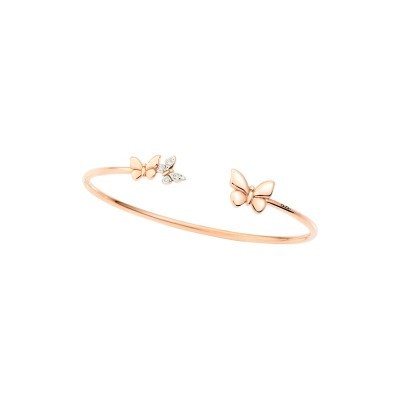 Bracciale Cuf Farfalla oro rosa 9kt [db9cc339]