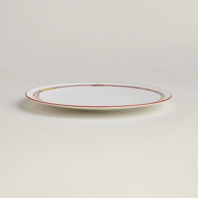 Piatto piano Tressages Équestres 27 cm [1b72a09c]