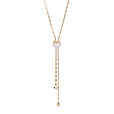 Collana Iconica oro rosa con diamanti bianchi [59919e0b]