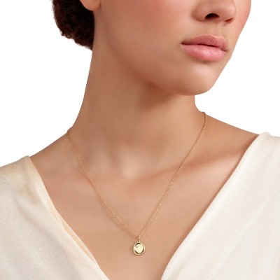 Ciondolo Sigillo oro giallo 9kt e diamante [59dda7ec]