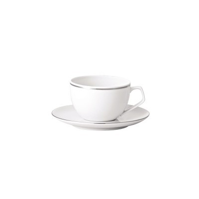 Tazza espresso con piattino TAC Platin [380995f0]