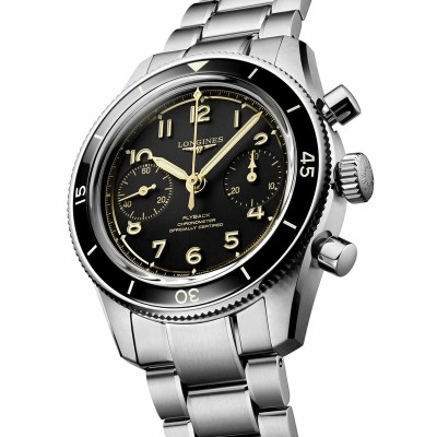 Orologio Spirit Pilot Fllyback 39,5mm Chrono nero [b0d1d4d7]