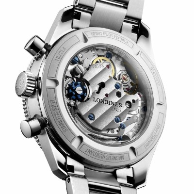 Orologio Spirit Pilot Fllyback 39,5mm Chrono nero [07cc15d3]